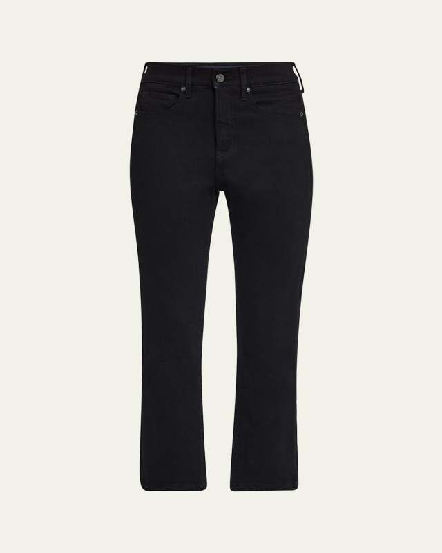 Carly Kick-Flare Crop Jeans